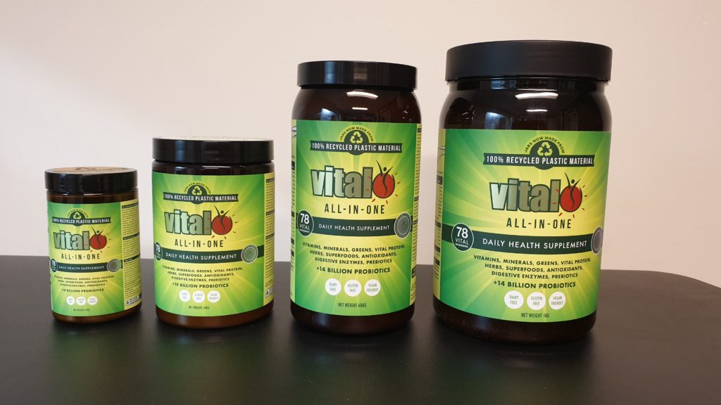 Vital All in One Sizes