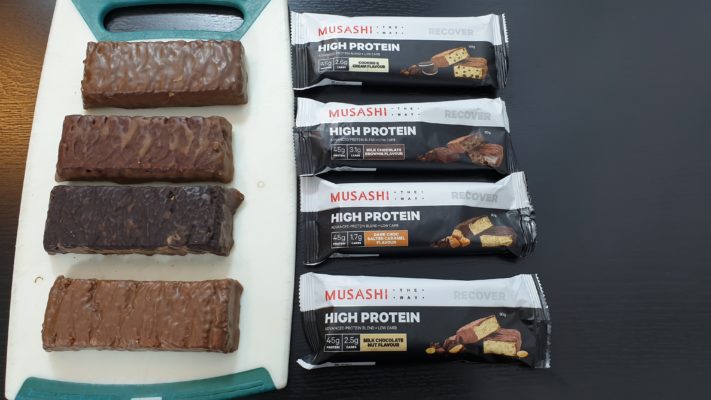 Musashi High Protein Bar Flavours