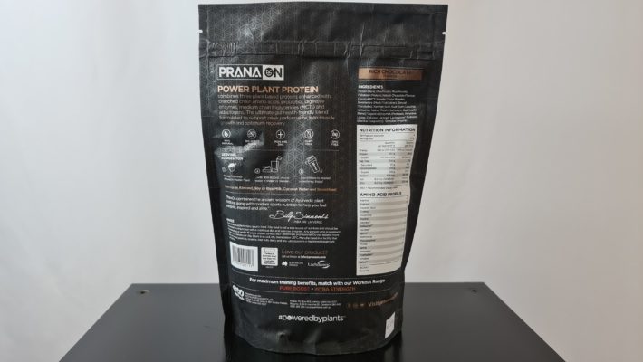 Prana On Power Plant Protein Nutritional Information