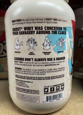 Ghost Whey Protein Directions