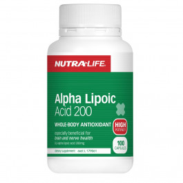 Nutra-Life Alpha Lipoic Acid 200 100 Capsules