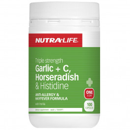 Nutra-Life Triple Strength Garlic + C Horseradish & Histidine