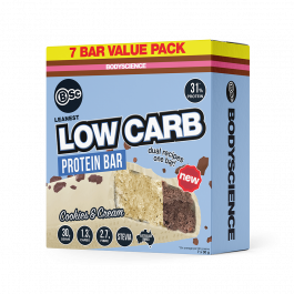 Body Science BSc Leanest Low Carb Protein Bar 30g (Box of 7)