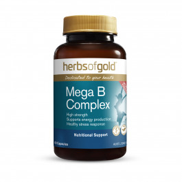 Herbs of Gold Mega B Complex, 60 Veggie Capsules
