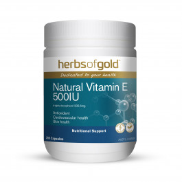 Herbs of Gold Natural Vitamin E 500 I.U.