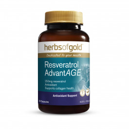 Herbs of Gold Resveratrol AdvantAGE 60 Capsules