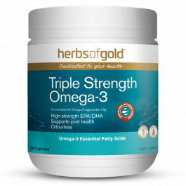 Herbs of Gold Triple Strength Omega-3 150 Capsules