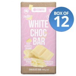 Vitawerx White Choc Bar 100g (Box of 12)