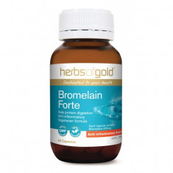 Herbs of Gold Bromelain Forte 60 Veggie Capsules