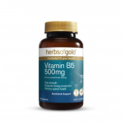 Herbs of Gold Vitamin B5 500mg 60 Vegetable Capsules