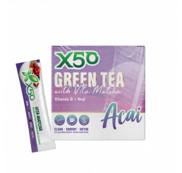 Green tea X50 with Vita Matcha Acai 60 Serves