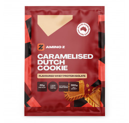 Amino Z Whey Protein Isolate Single Serve Sample : Caramelised Dutch Cookie