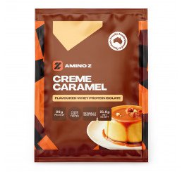 Amino Z Whey Protein Isolate Single Serve Sample : Creme Caramel