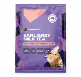 Amino Z Whey Protein Isolate Single Serve Sample : Earl Grey Milk Tea