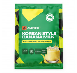 Amino Z Whey Protein Isolate Single Serve Sample : Korean Style Banana Milk