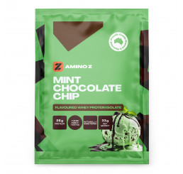Amino Z Whey Protein Isolate Single Serve Sample : Mint Choc Chip
