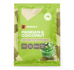 Amino Z Whey Protein Isolate Single Serve Sample : Pandan and Coconut