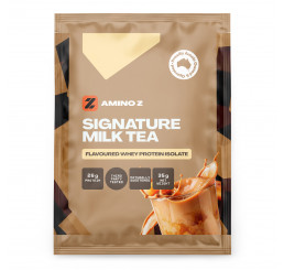 Amino Z Whey Protein Isolate Single Serve Sample : Signature Milk Tea