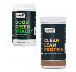 Nuzest Good Green Vitality 300g + Clean Lean Protein 1kg 