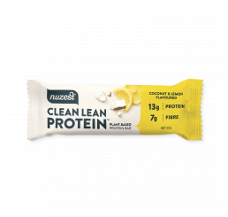 Nuzest Clean Lean Protein Bar 55g Coconut & Lemon (Box of 12) Best Before 20 Aug 2022