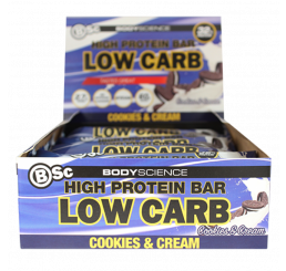Body Science BSc High Protein Low Carb Bar 60g (Box of 12)