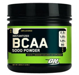 Optimum Nutrition BCAA 5000 (unflavoured) 345g, 60 Servings Unflavoured Best Before Dec 2022