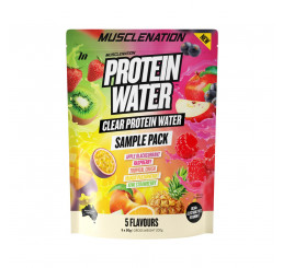 Muscle Nation Protein Water Sample Pack 5 x 30g Sachets