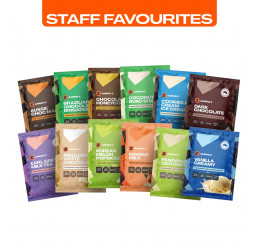 Amino Z Whey Protein Isolate WPI Staff Favourites 12 Serve Multi-Pack