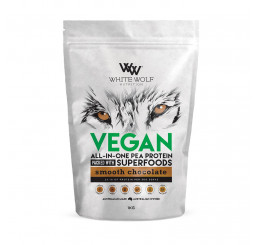 White Wolf Nutrition Vegan Protein 1kg : Smooth Chocolate