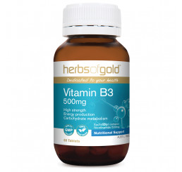 Herbs of Gold Vitamin B3 500mg 60 Tablets