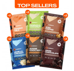 Amino Z Whey Protein Isolate WPI Top Sellers 12 Serve Multi-Pack