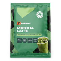 Amino Z Whey Protein Isolate Single Serve Sample : Matcha Latte